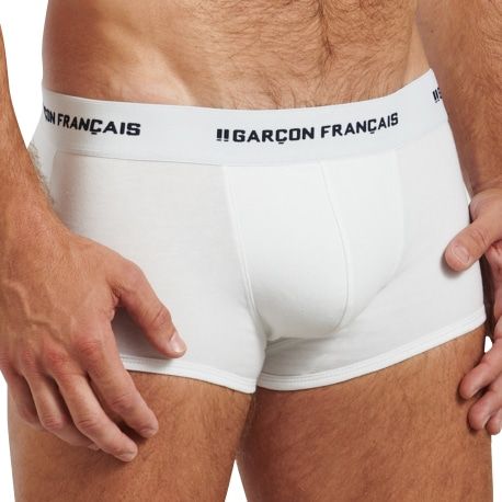 Boxer Court Indispensable Blanc