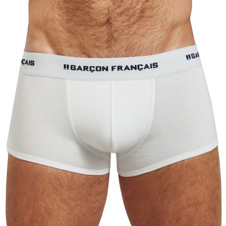 Boxer Court Indispensable Blanc
