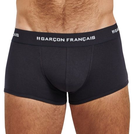 Boxer Court Indispensable Bleu Marine