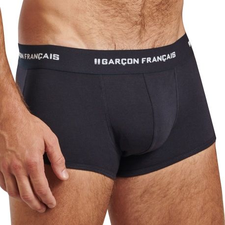 Boxer Court Indispensable Bleu Marine