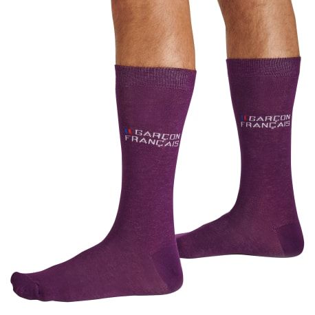 Chaussettes Aubergine