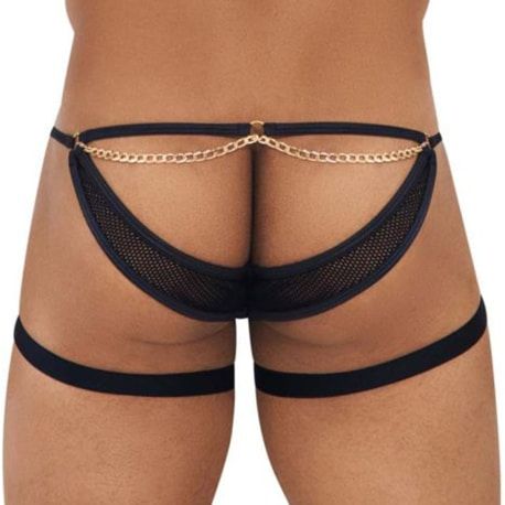  Jock Strap Jarretière Noir