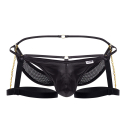  Jock Strap Jarretière Noir