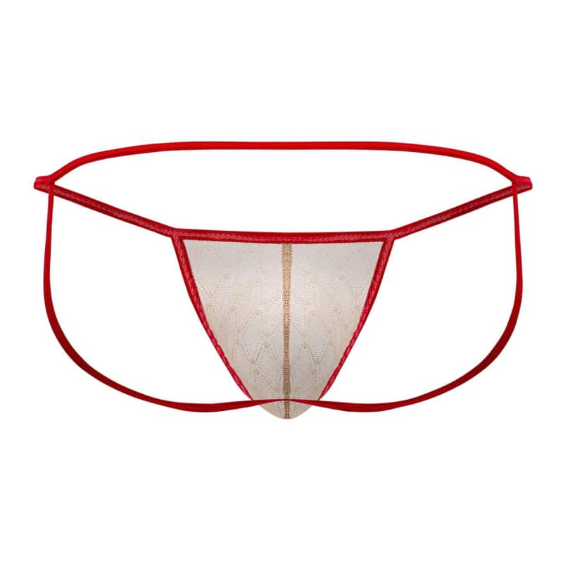  Micro Lace Jockstrap - Beige