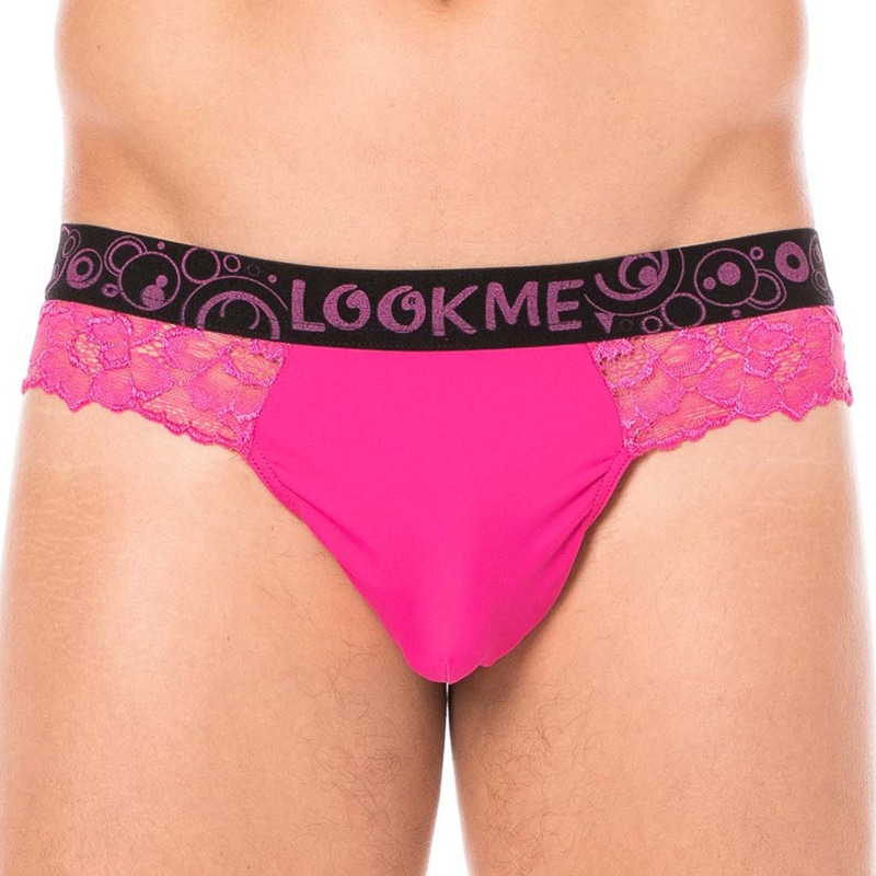 Lookme String Dentelle Magenta
