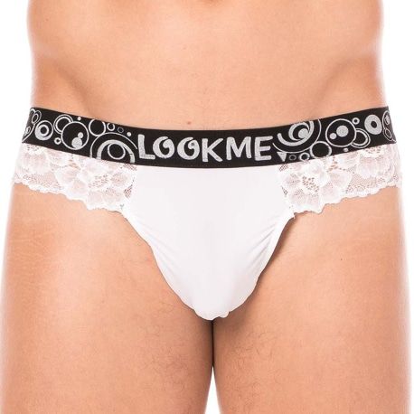 Lookme Lace Thong - White