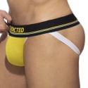 Addicted Jock Strap Double Stripe Basic Jaune