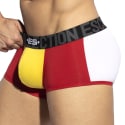 ES Collection Boxer Court Colorful Jaune - Rouge - Blanc