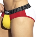 ES Collection Slip Colorful Jaune - Rouge - Blanc