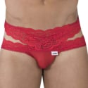 Slip Bikini Double Dentelle Rouge