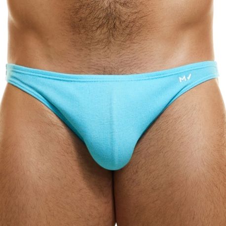Modus Vivendi Slip Low Cut Peace Coton Bleu Turquoise