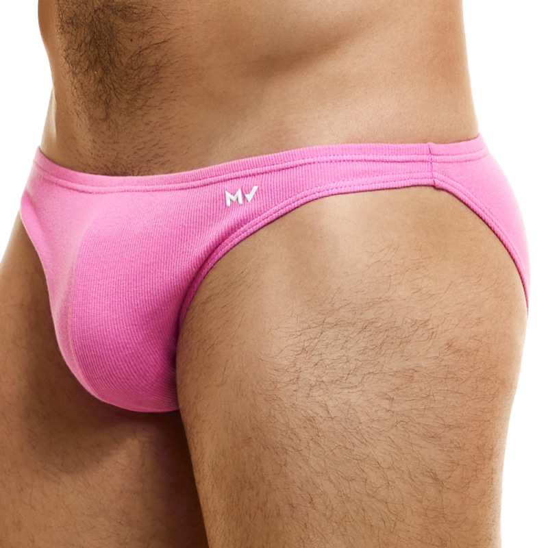 Modus Vivendi Peace Low Cut Cotton Briefs - Fuchsia