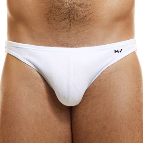 Modus Vivendi Slip Low Cut Peace Coton Blanc