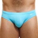Modus Vivendi Slip Classique Peace Coton Bleu Turquoise