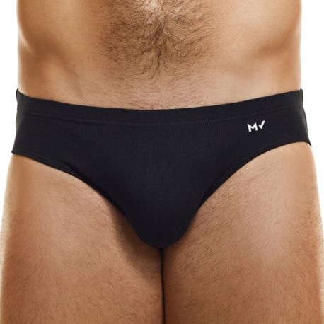 Modus Vivendi Slip Classique Peace Coton Noir
