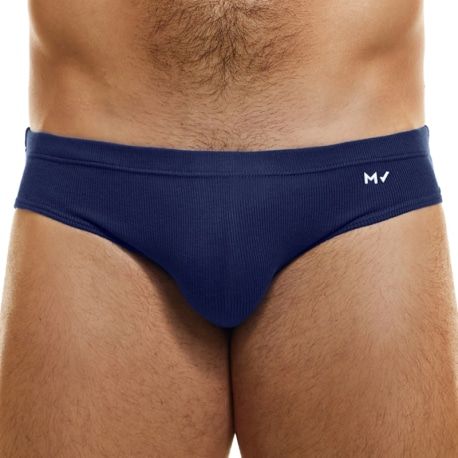 Modus Vivendi Slip Classique Peace Coton Bleu Marine