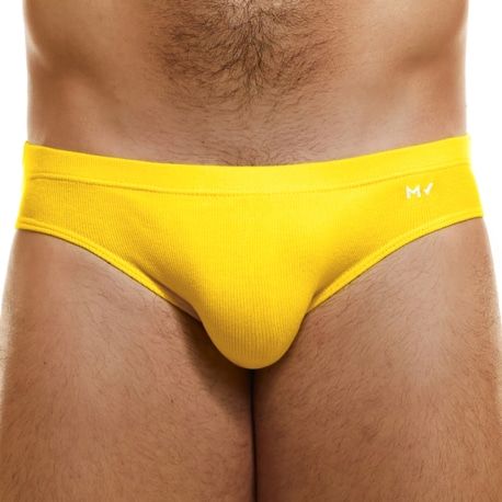 Modus Vivendi Slip Classique Peace Coton Jaune