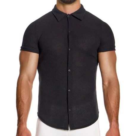 Modus Vivendi Chemisette Purled Noire