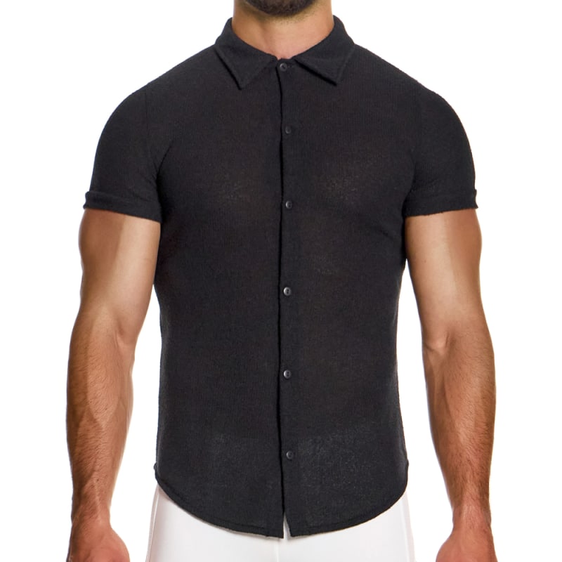 Modus Vivendi Chemisette Purled Noire