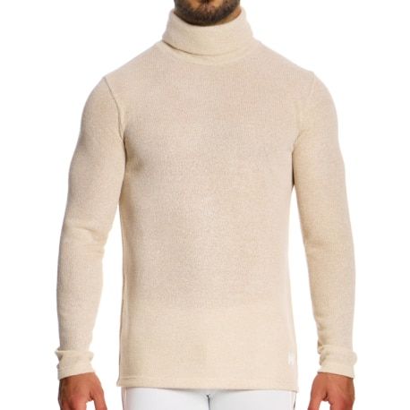 Modus Vivendi T-Shirt Col Roulé Purled Ivoire