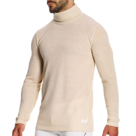 Modus Vivendi T-Shirt Col Roulé Purled Ivoire