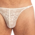 L'Homme invisible String Striptease Snowflake Crème