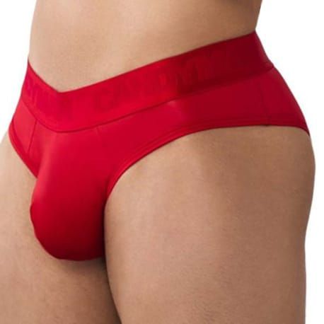  Slip à Lacets Rouge