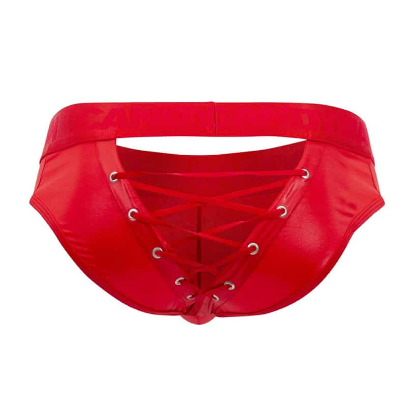  Back Tie Briefs - Red