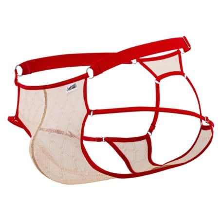  Jock Strap Dentelle Beige