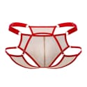  Lace Jockstrap - Beige