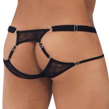  Lace Jockstrap - Black