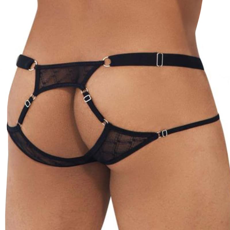  Lace Jockstrap - Black