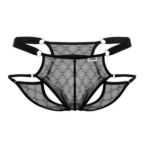  Jock Strap Dentelle Noir