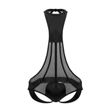  Work-N-Out Jock Bodysuit - Black