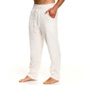 Modus Vivendi Pantalon Fringes Blanc Cassé