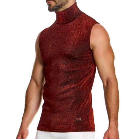 Modus Vivendi Debardeur Glitter Rouge