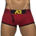 Addicted Boxer Open Fly Coton Rouge - Noir