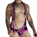  Body Daycrawler Noir - Rose Fluo