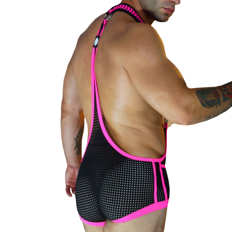  Body Daycrawler Noir - Rose Fluo