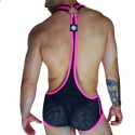  Body Daycrawler Noir - Rose Fluo