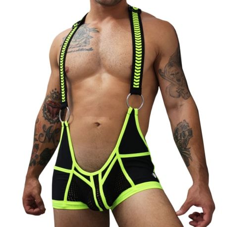  Body Daycrawler Noir - Jaune Fluo