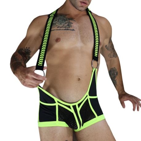  Body Daycrawler Noir - Jaune Fluo