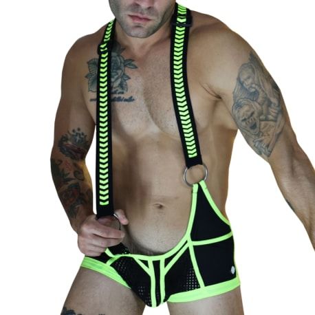 Body Daycrawler Noir - Jaune Fluo