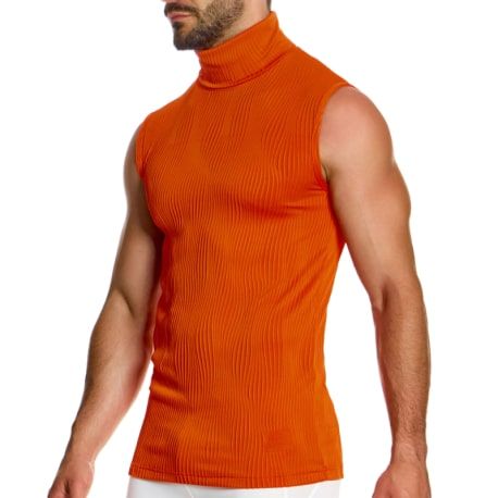 Modus Vivendi Débardeur Col Roulé Curved Orange