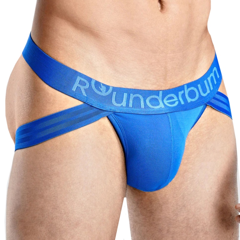 Rounderbum Jock Strap Lift One Finger Bleu