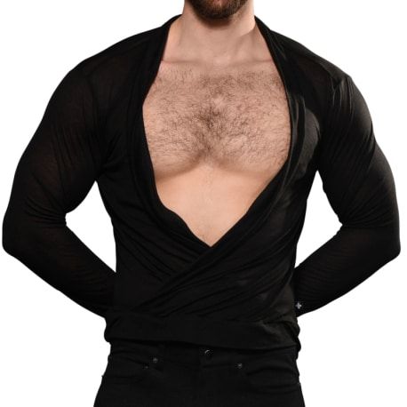 Andrew Christian T-Shirt Cache Cœur City Noir
