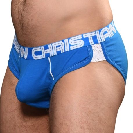 Andrew Christian Slip Slow Fashion Show-It Bleu Electrique
