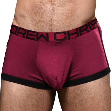 Andrew Christian Boxer Court Trophy Boy Bordeaux