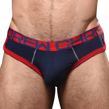 Andrew Christian Slip CoolFlex Modal Show-It Bleu Marine