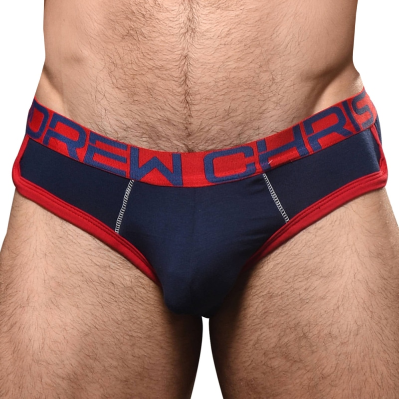 Andrew Christian Slip CoolFlex Modal Show-It Bleu Marine